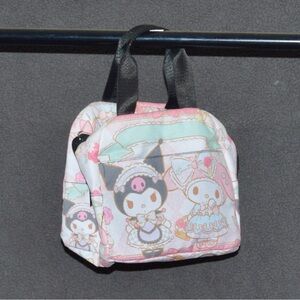 Kawaii Anime Lunch Bag For Women Insulated Pink